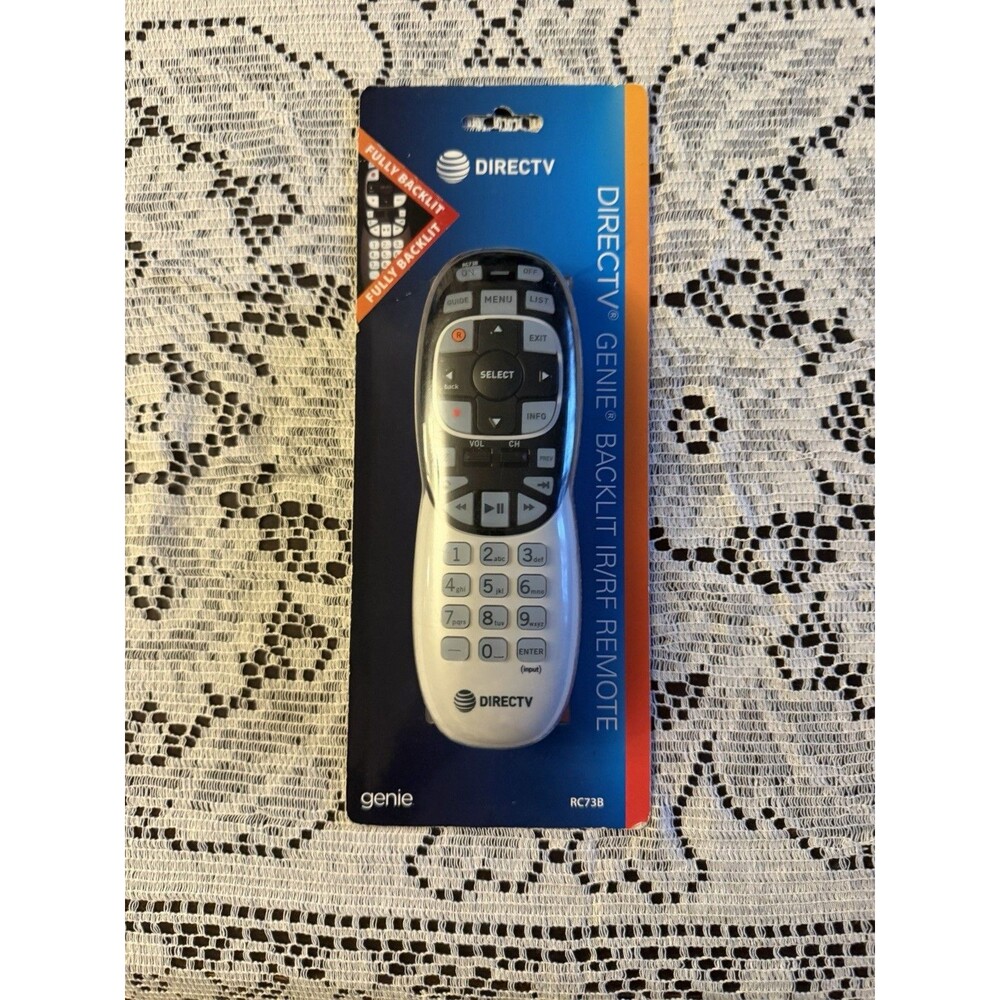 New DirecTV Genie RC73B Backlit IR/RF Remote